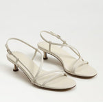 Load image into Gallery viewer, The Strappy Kitten Heel Sandal in Modern Ivory
