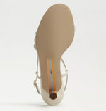 Load image into Gallery viewer, The Strappy Kitten Heel Sandal in Modern Ivory
