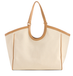 Load image into Gallery viewer, The Stripe Tote in Ivory
