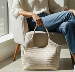 Load image into Gallery viewer, The Twist Tote in Ecru
