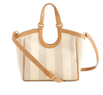 Load image into Gallery viewer, The Multi Stripe Mini Tote in Tan
