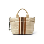 Load image into Gallery viewer, The Getaway Tote in Blonde Stripe

