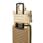 Load image into Gallery viewer, The Getaway Tote in Blonde Stripe
