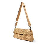 Load image into Gallery viewer, The Embrace Clutch in Beige Raffia
