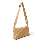 Load image into Gallery viewer, The Embrace Clutch in Beige Raffia
