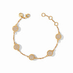 Load image into Gallery viewer, The Windsor Delicate Bracelet in Gold CZ
