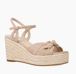 Load image into Gallery viewer, The Bow Platform Espadrille in Latte
