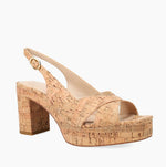 Load image into Gallery viewer, The Cork Platform Sandal in Natural
