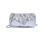 Load image into Gallery viewer, The Metallic Clutch in Silver

