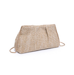 Load image into Gallery viewer, The Pleated Clutch in Natural
