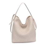 Load image into Gallery viewer, The Woven Hobo in Oatmilk

