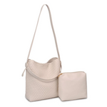 Load image into Gallery viewer, The Woven Hobo in Oatmilk
