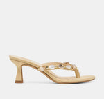 Load image into Gallery viewer, The Bead Shell Thong Sandal in Light Natural
