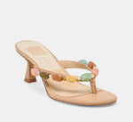 Load image into Gallery viewer, The Bead Stone Thong Sandal in Cafe
