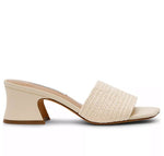 Load image into Gallery viewer, The Elastic Slide Sandal in Natural
