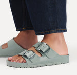 Load image into Gallery viewer, Arizona Stealth Buckle EVA - The Signature Pool Sandal in Pure Sage
