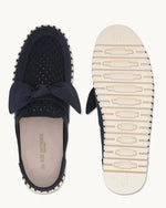 Load image into Gallery viewer, Tulip 4088 - The Bow Mule in Dark Indigo

