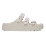 Load image into Gallery viewer, Florida Flex Platform EVA - The Papillio 3 Band Sandal in Eggshell
