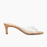 Load image into Gallery viewer, The Vinyl &amp; Cork Sandal in Clear
