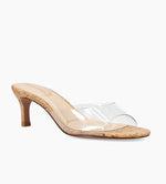 Load image into Gallery viewer, The Vinyl &amp; Cork Sandal in Clear
