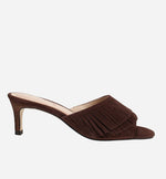 Load image into Gallery viewer, The Fringe Sandal in Espresso
