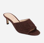 Load image into Gallery viewer, The Fringe Sandal in Espresso
