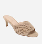 Load image into Gallery viewer, The Fringe Sandal in Ecru
