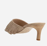 Load image into Gallery viewer, The Fringe Sandal in Ecru
