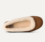 Load image into Gallery viewer, The Shearling Trim Ballet in Chestnut
