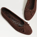 Load image into Gallery viewer, The Woven Ballet Flat in Java Suede
