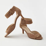 Load image into Gallery viewer, The Ankle Strap Sandal in Dark Taupe
