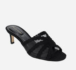 Load image into Gallery viewer, The Dot Mesh Sandal in Black
