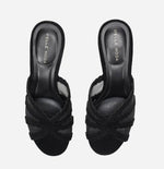 Load image into Gallery viewer, The Dot Mesh Sandal in Black
