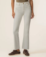 Load image into Gallery viewer, The Ankle Flare Jean in Ecru
