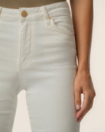 Load image into Gallery viewer, The Ankle Flare Jean in Ecru
