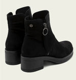 Load image into Gallery viewer, The Side Zip Casual Bootie in Black
