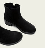 Load image into Gallery viewer, The Side Zip Casual Bootie in Black
