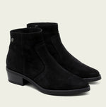 Load image into Gallery viewer, The Western Ankle Bootie in Black
