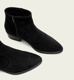 Load image into Gallery viewer, The Western Ankle Bootie in Black
