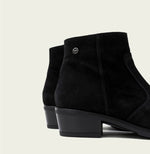 Load image into Gallery viewer, The Western Ankle Bootie in Black
