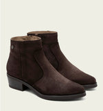 Load image into Gallery viewer, The Western Ankle Bootie in Moka
