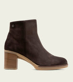 Load image into Gallery viewer, The Inside Zip Ankle Bootie in Moka

