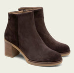 Load image into Gallery viewer, The Inside Zip Ankle Bootie in Moka
