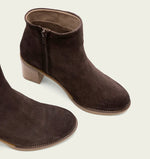 Load image into Gallery viewer, The Inside Zip Ankle Bootie in Moka
