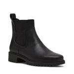 Load image into Gallery viewer, The Waterproof Ankle Bootie with Elastic Gore in Black
