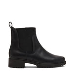 Load image into Gallery viewer, The Waterproof Ankle Bootie with Elastic Gore in Black
