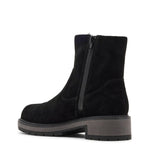 Load image into Gallery viewer, The Waterproof Ankle Bootie with Faux Fur Lining in Black
