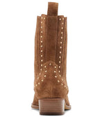 Load image into Gallery viewer, The Studded Western Bootie in Coco
