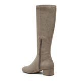 Load image into Gallery viewer, The Block Heel Stretch Tall Boot in Taupe
