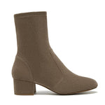 Load image into Gallery viewer, The Block Heel Stretch Ankle Boot in Taupe

